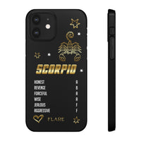 Scorpio Zodiac Report Card IPhone Cases