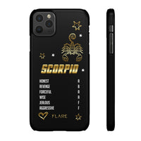 Scorpio Zodiac Report Card IPhone Cases