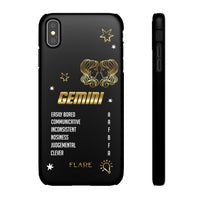 Gemini Zodiac Report Card IPhone Cases