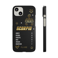Scorpio Zodiac Report Card IPhone Cases