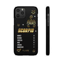 Scorpio Zodiac Report Card IPhone Cases