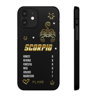 Scorpio Zodiac Report Card IPhone Cases