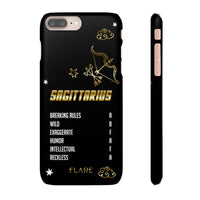 Sagittarius Zodiac Report Card IPhone Cases