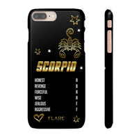 Scorpio Zodiac Report Card IPhone Cases