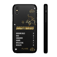 Sagittarius Zodiac Report Card IPhone Cases