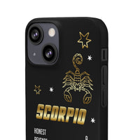 Scorpio Zodiac Report Card IPhone Cases