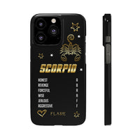 Scorpio Zodiac Report Card IPhone Cases