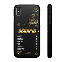 Scorpio Zodiac Report Card IPhone Cases