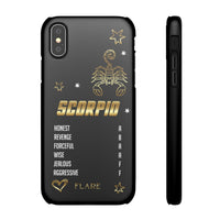 Scorpio Zodiac Report Card IPhone Cases