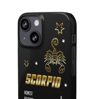 Scorpio Zodiac Report Card IPhone Cases