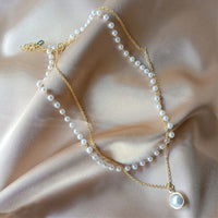 Kpop Pearl Choker Necklace