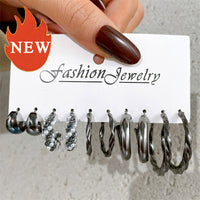Trendy Exquisite Pearl Metal Earrings