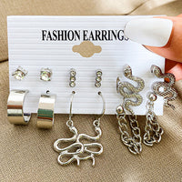 Trendy Exquisite Pearl Metal Earrings