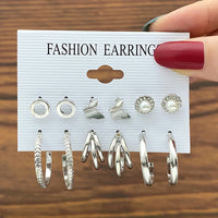 Trendy Exquisite Pearl Metal Earrings