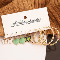 Trendy Exquisite Pearl Metal Earrings