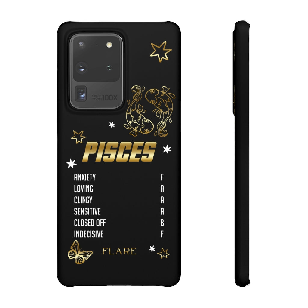 Pisces Zodiac Report Card IPhone Cases