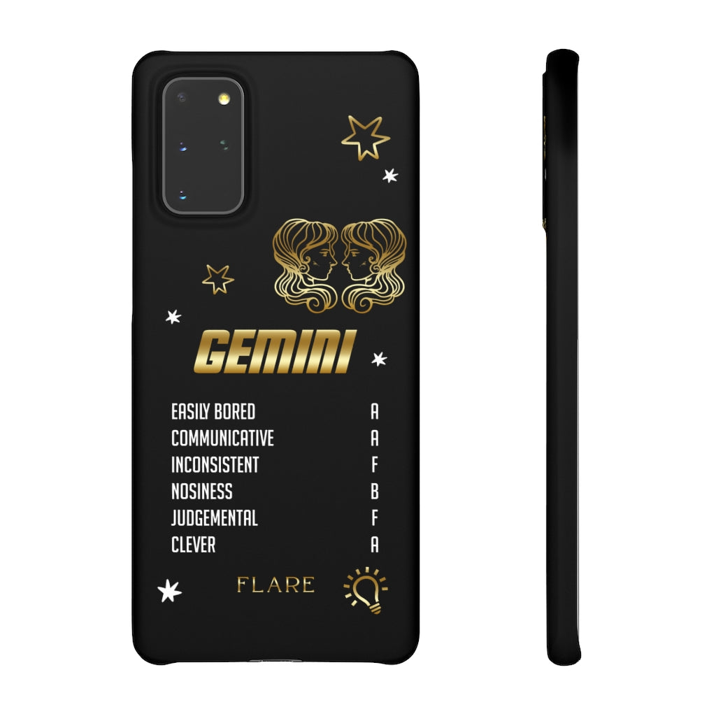 Gemini Zodiac Report Card IPhone Cases
