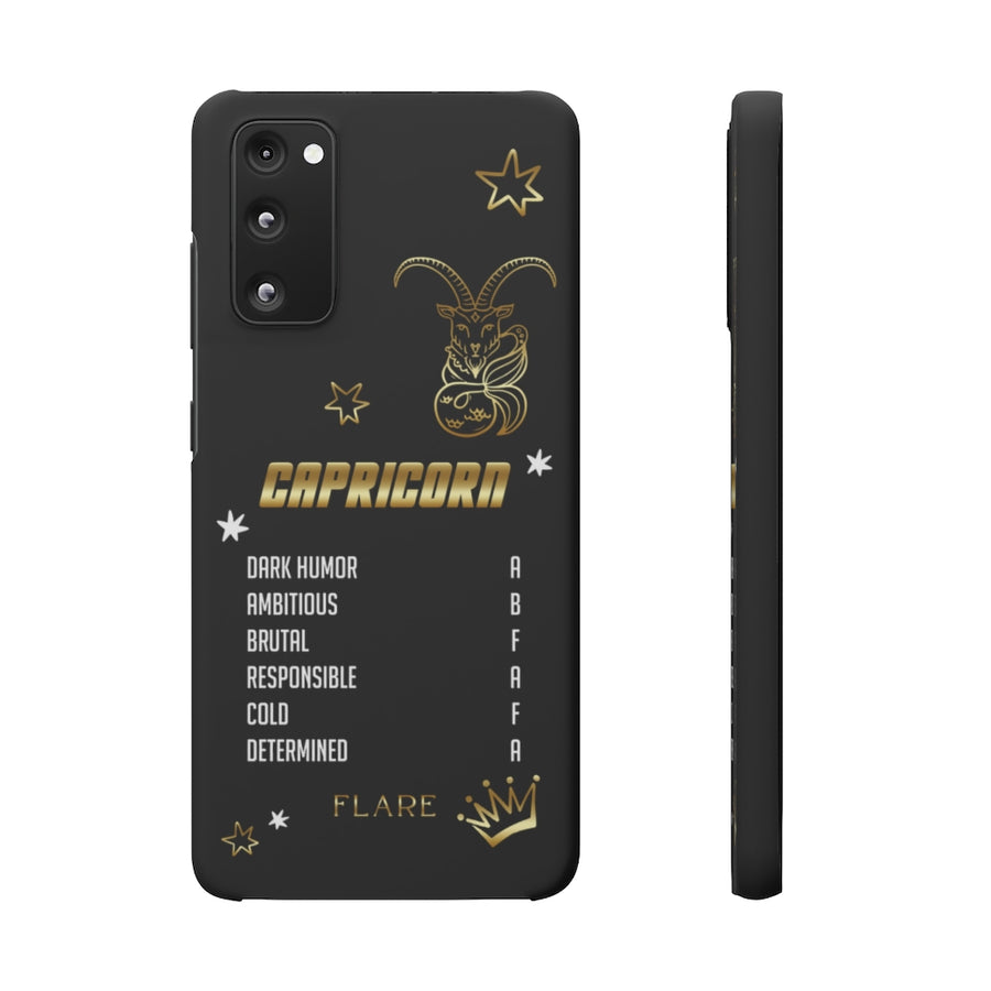 Capricorn Zodiac Report Card IPhone Cases