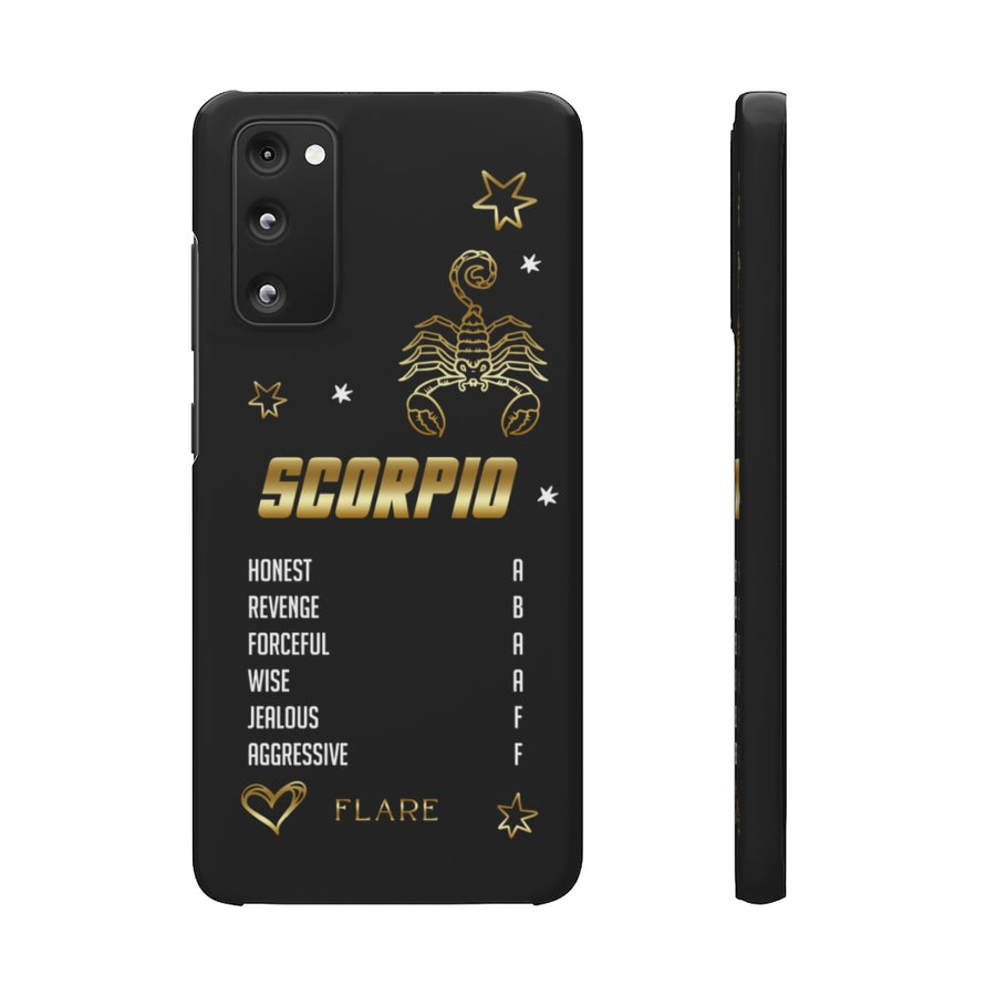 Scorpio Zodiac Report Card IPhone Cases
