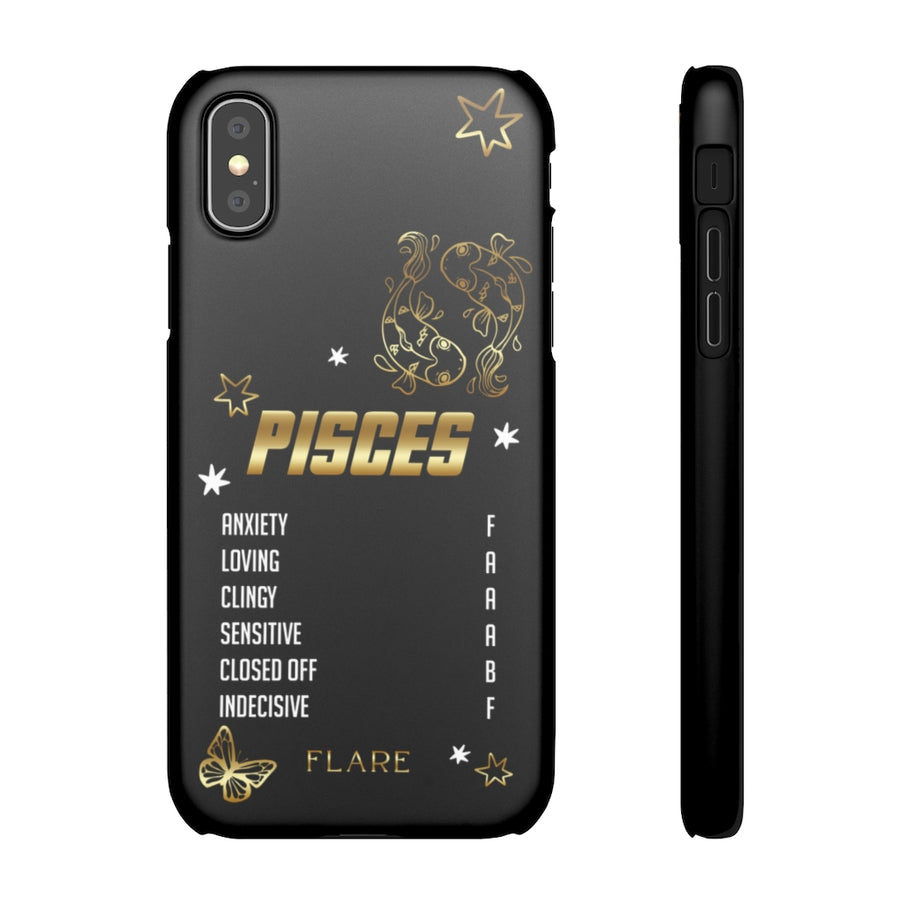 Pisces Zodiac Report Card IPhone Cases