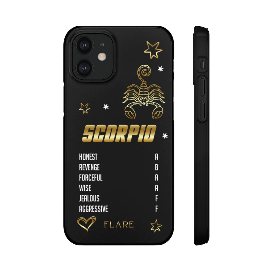 Scorpio Zodiac Report Card IPhone Cases