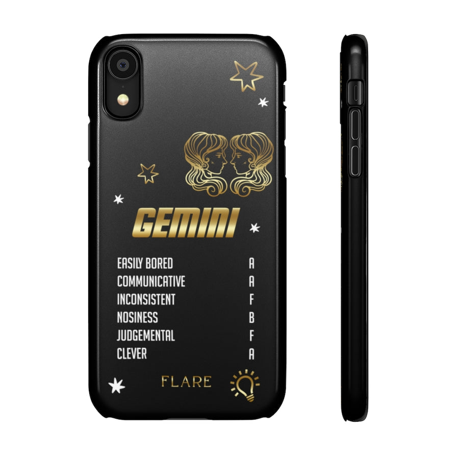 Gemini Zodiac Report Card IPhone Cases