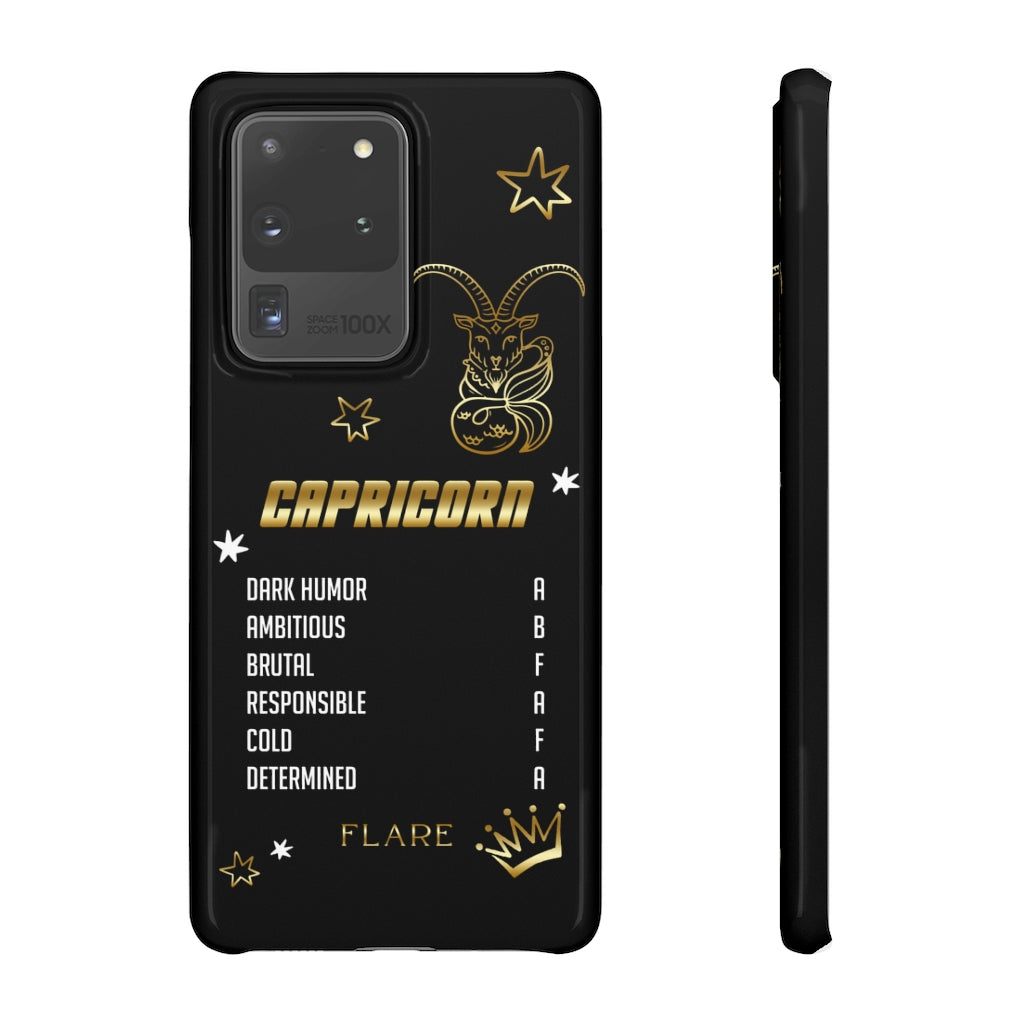 Capricorn Zodiac Report Card IPhone Cases