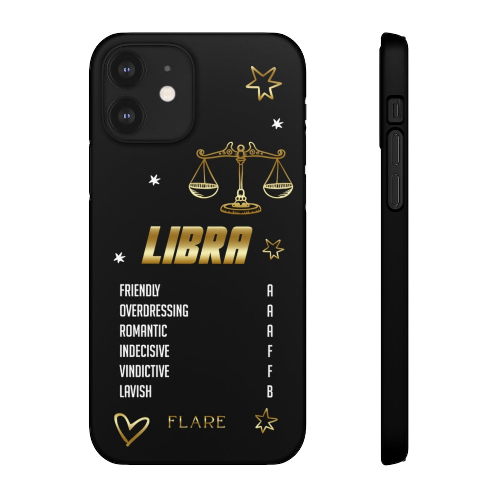 Libra Zodiac Report Card IPhone Cases