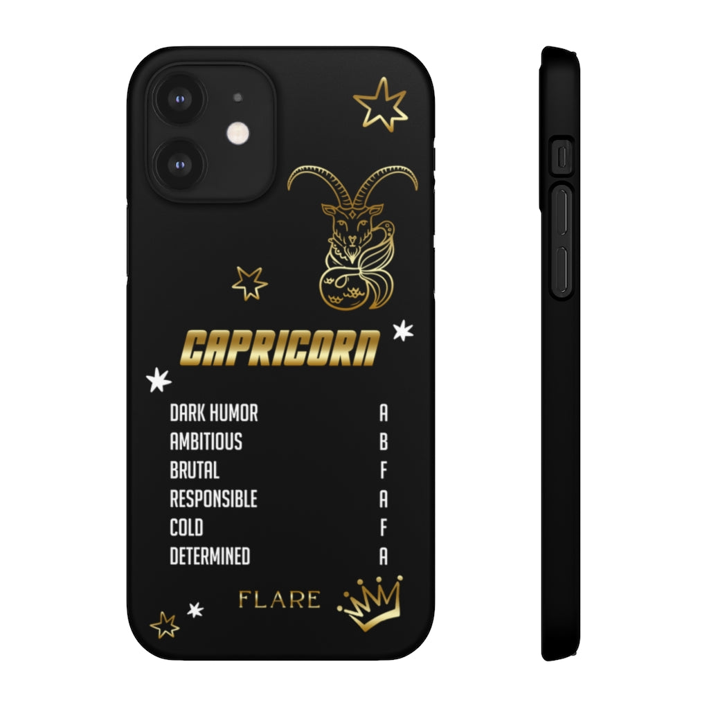 Capricorn Zodiac Report Card IPhone Cases