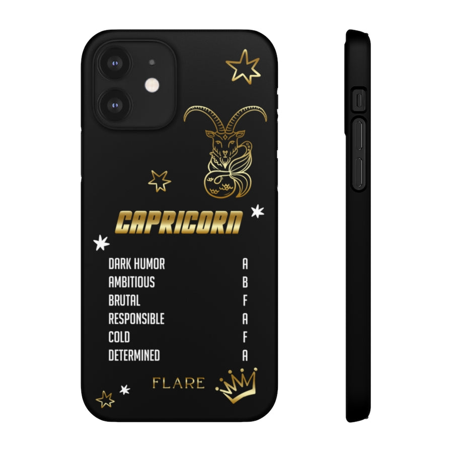 Capricorn Zodiac Report Card IPhone Cases
