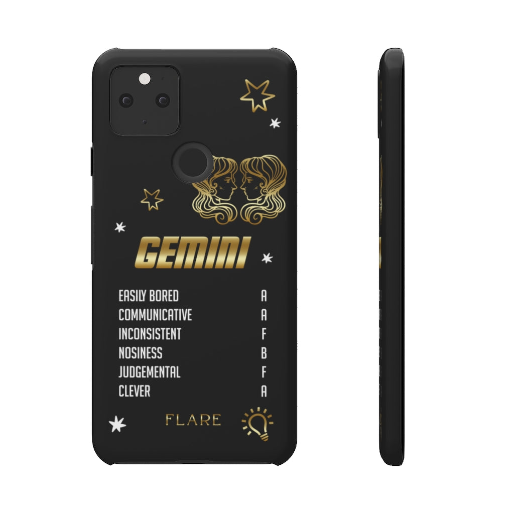 Gemini Zodiac Report Card IPhone Cases