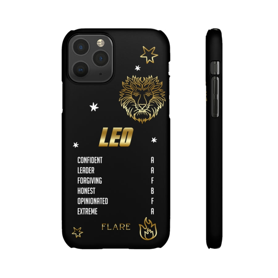 Leo Zodiac Report Card IPhone Cases