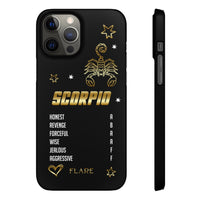 Scorpio Zodiac Report Card IPhone Cases