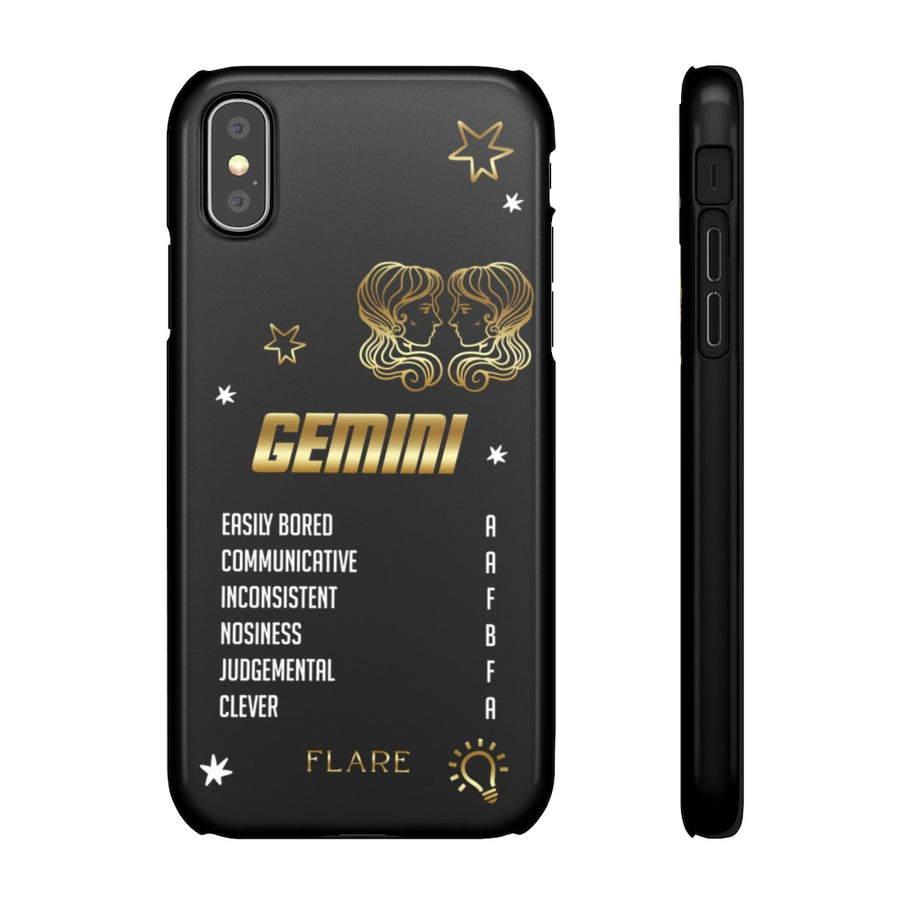 Gemini Zodiac Report Card IPhone Cases