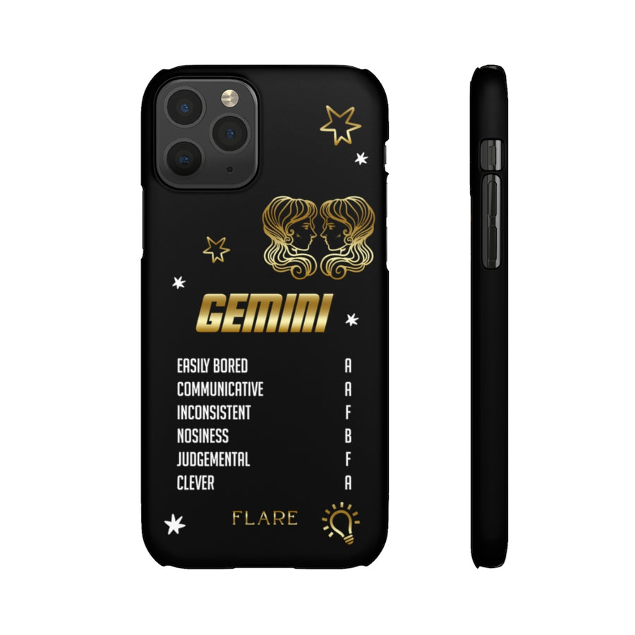 Gemini Zodiac Report Card IPhone Cases