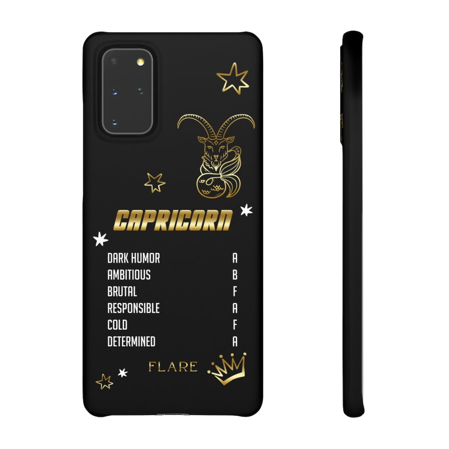Capricorn Zodiac Report Card IPhone Cases