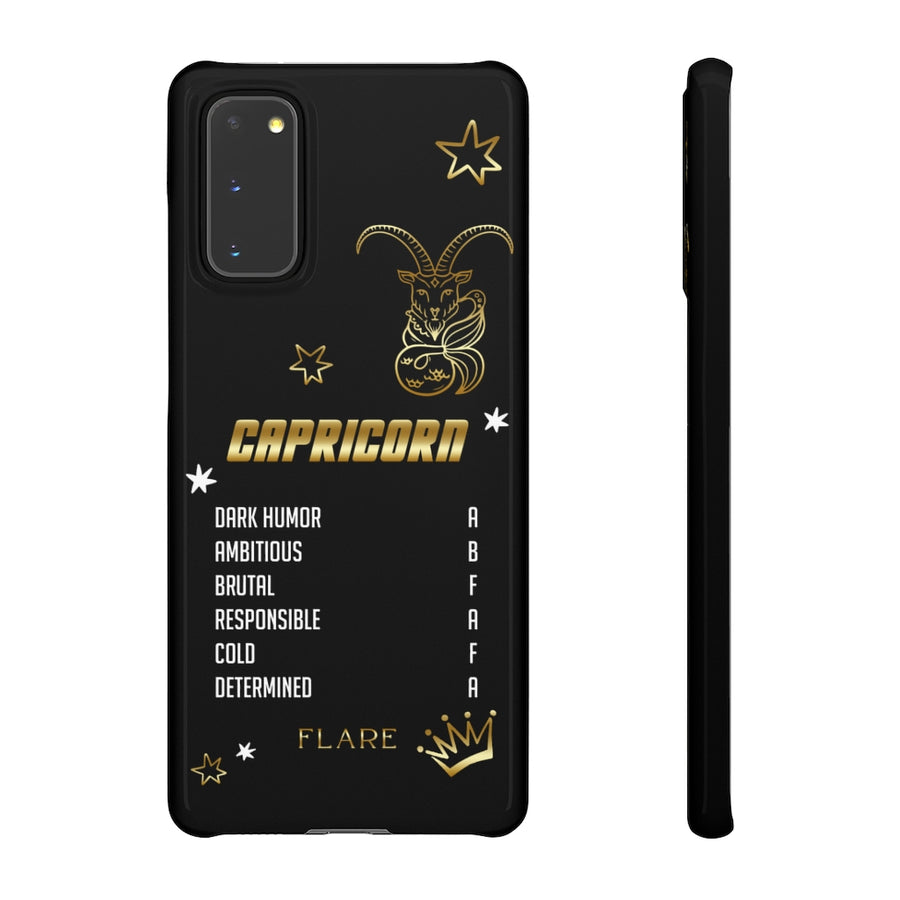 Capricorn Zodiac Report Card IPhone Cases