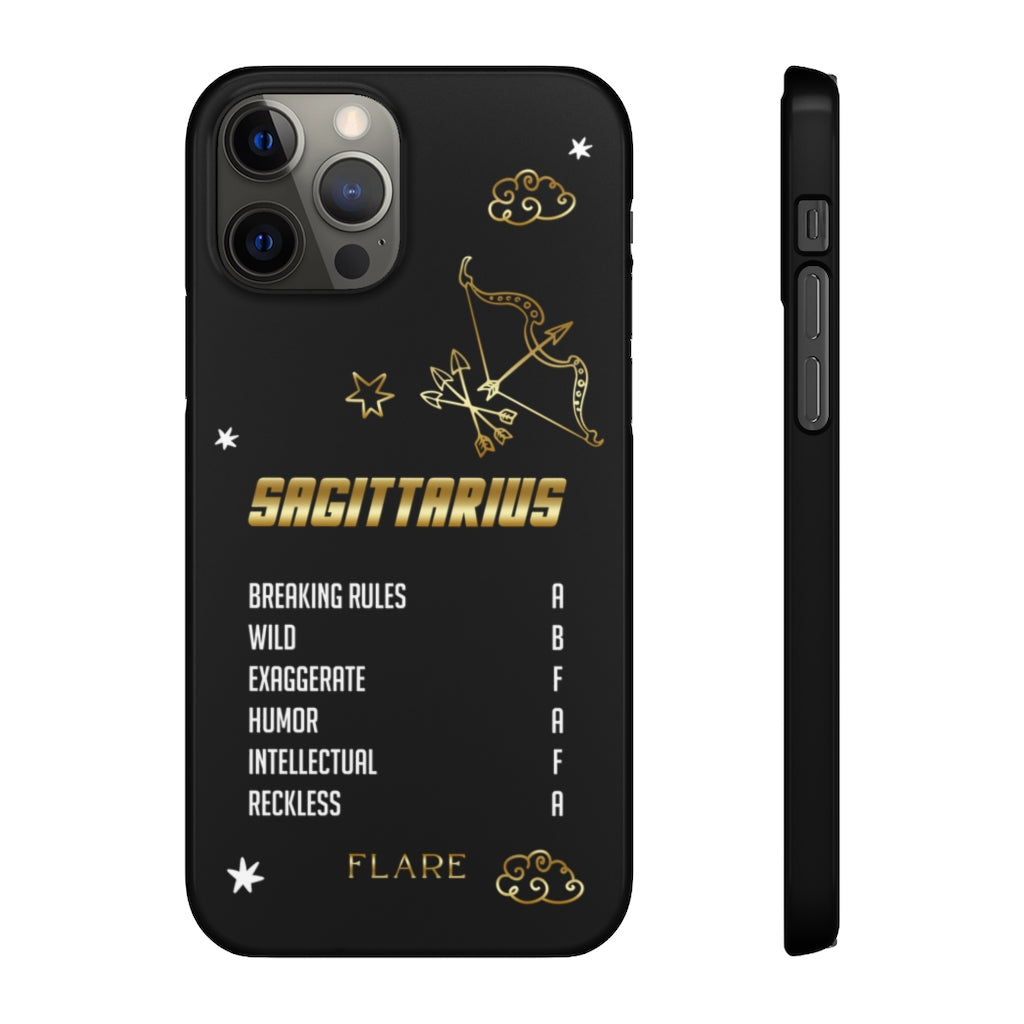 Sagittarius Zodiac Report Card IPhone Cases