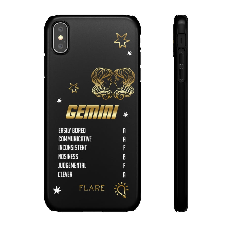 Gemini Zodiac Report Card IPhone Cases