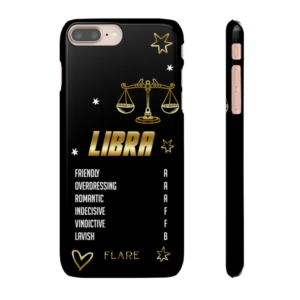 Libra Zodiac Report Card IPhone Cases