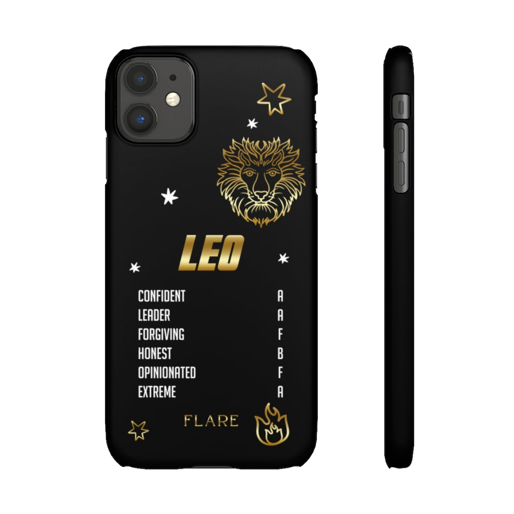 Leo Zodiac Report Card IPhone Cases