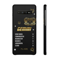 Gemini Zodiac Report Card IPhone Cases