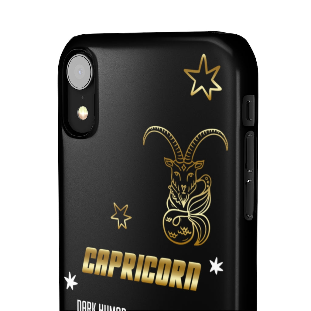 Capricorn Zodiac Report Card IPhone Cases