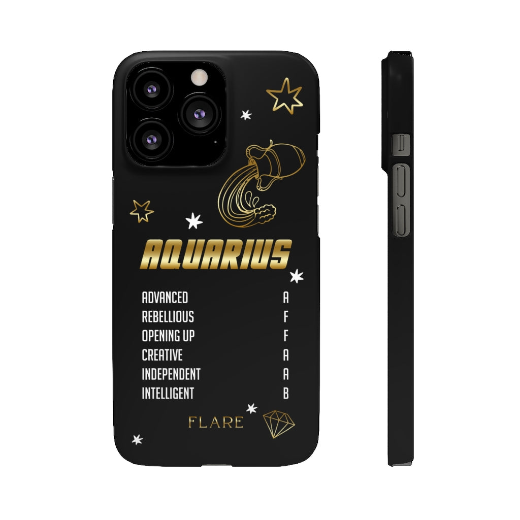 Aquarius Zodiac Report Card IPhone Cases