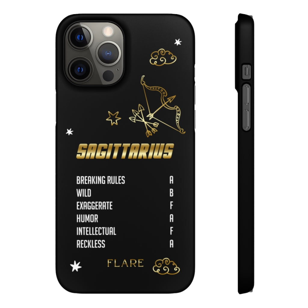 Sagittarius Zodiac Report Card IPhone Cases