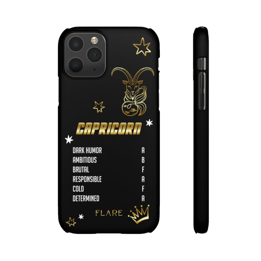 Capricorn Zodiac Report Card IPhone Cases