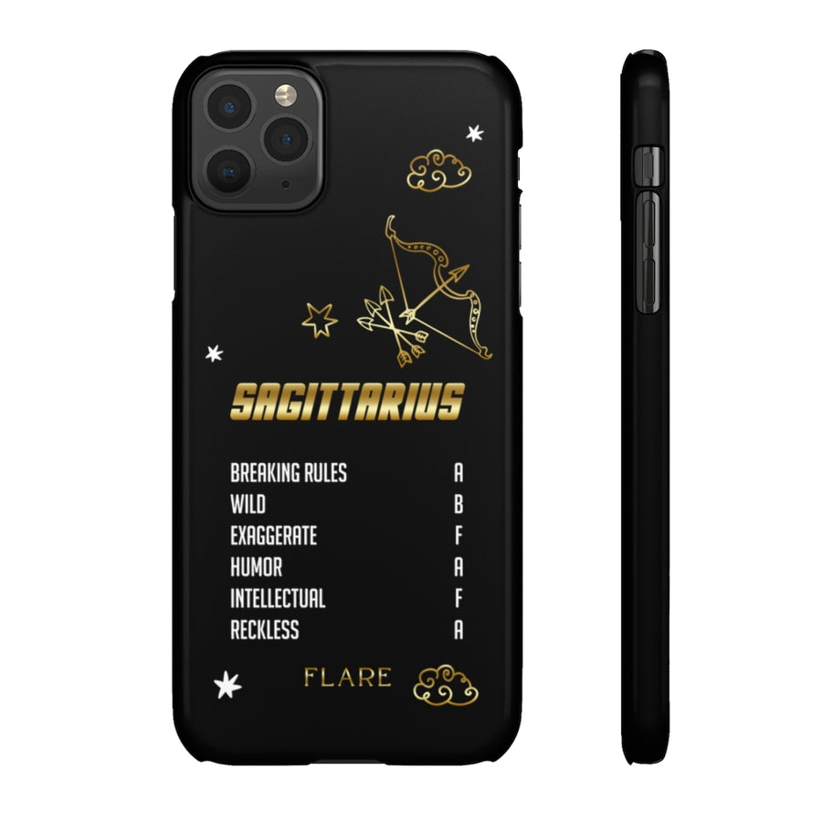 Sagittarius Zodiac Report Card IPhone Cases