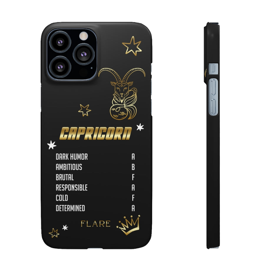 Capricorn Zodiac Report Card IPhone Cases