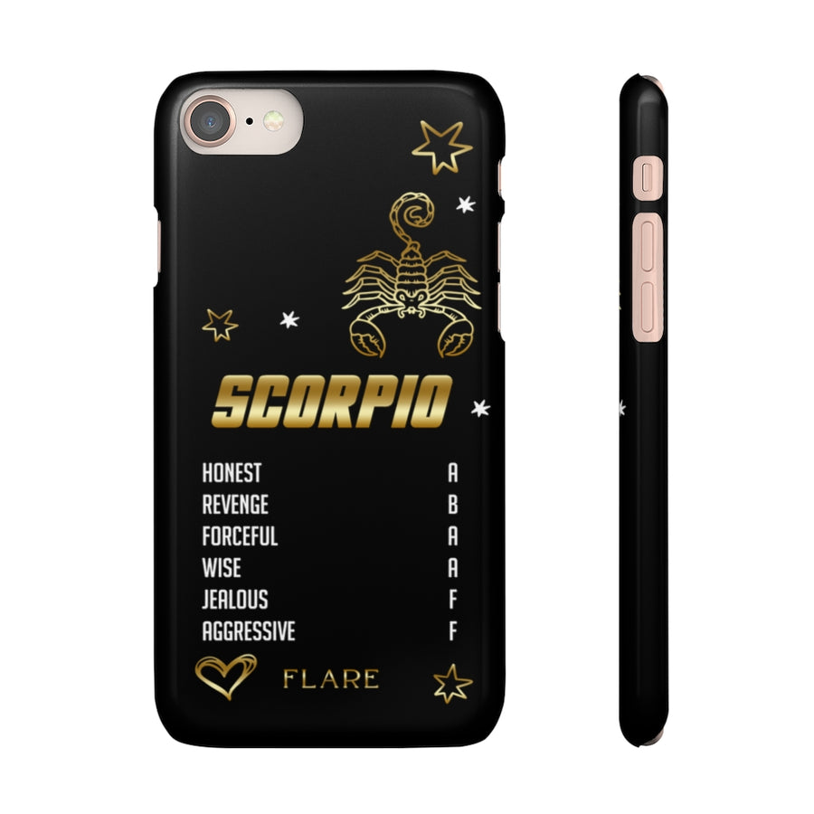Scorpio Zodiac Report Card IPhone Cases