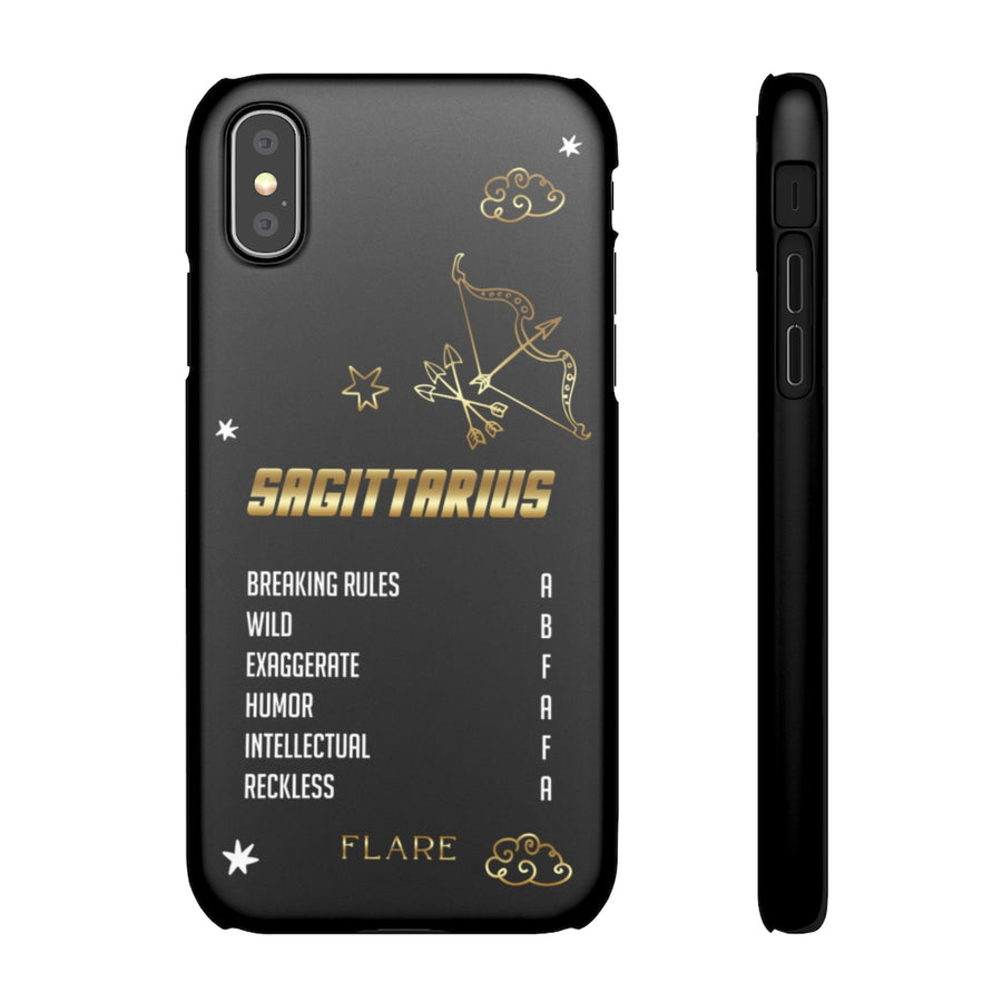 Sagittarius Zodiac Report Card IPhone Cases
